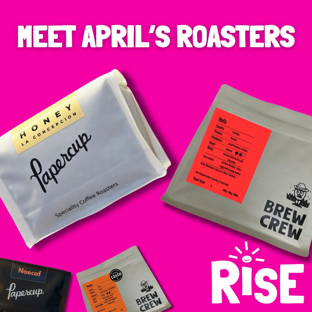 April RISE coffee box