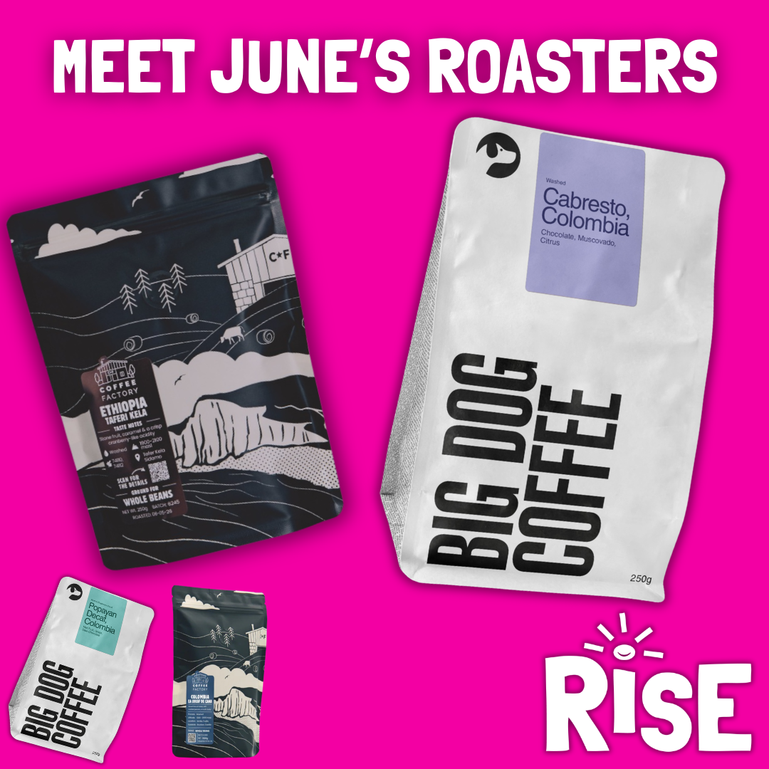 June RISE coffee box