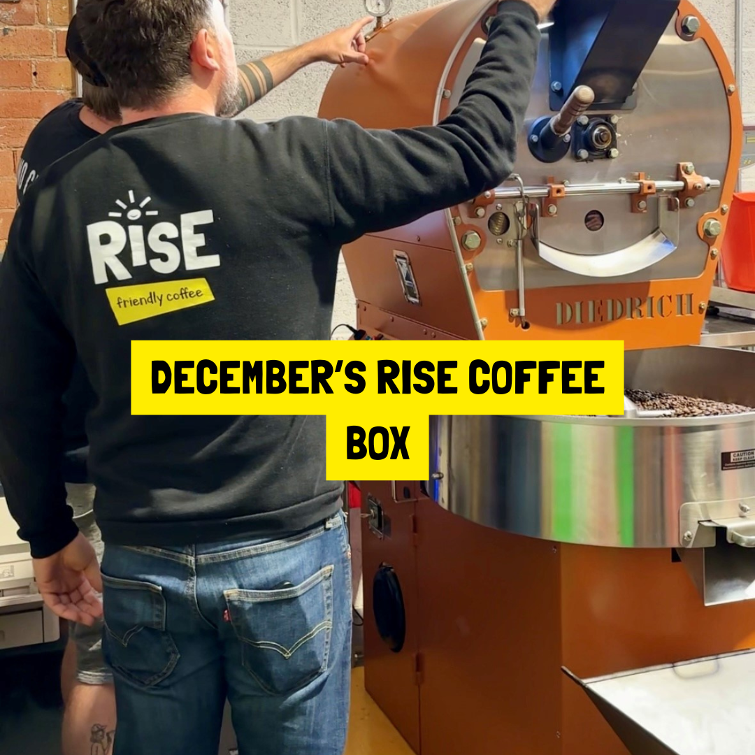 December RISE coffee box