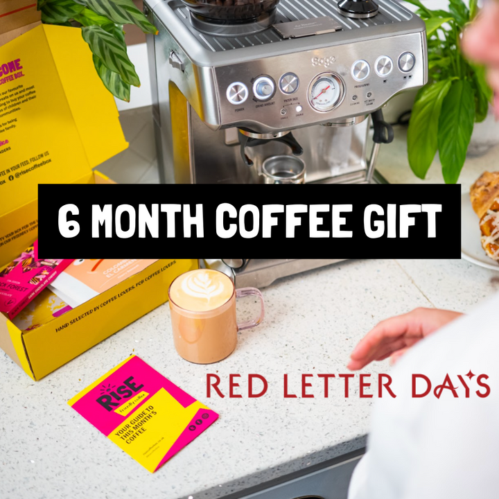 6 Month coffee Gift Experience Red Letter Days
