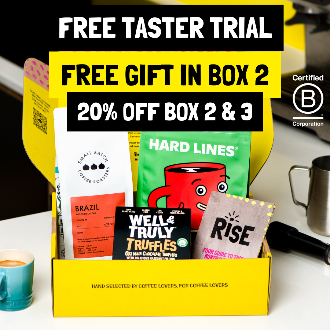 Trial of RISE coffee box