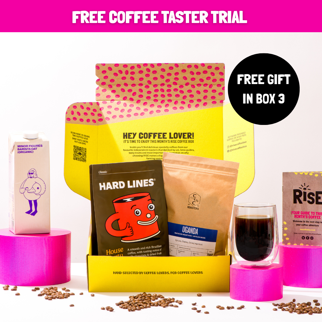 Trial of RISE coffee box