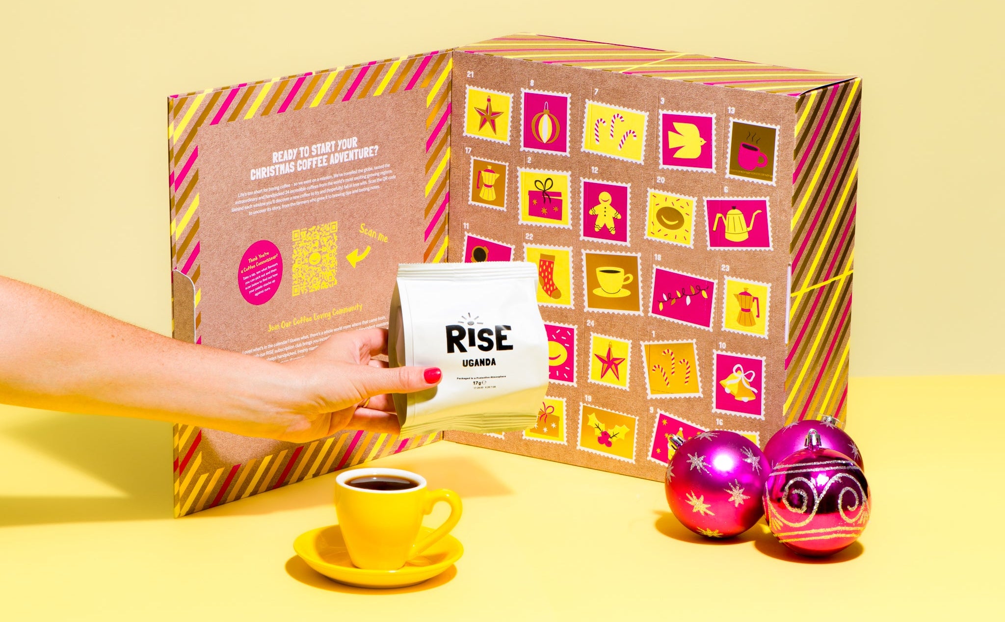 RISE Coffee Box Specialty Coffee Advent Calendar
