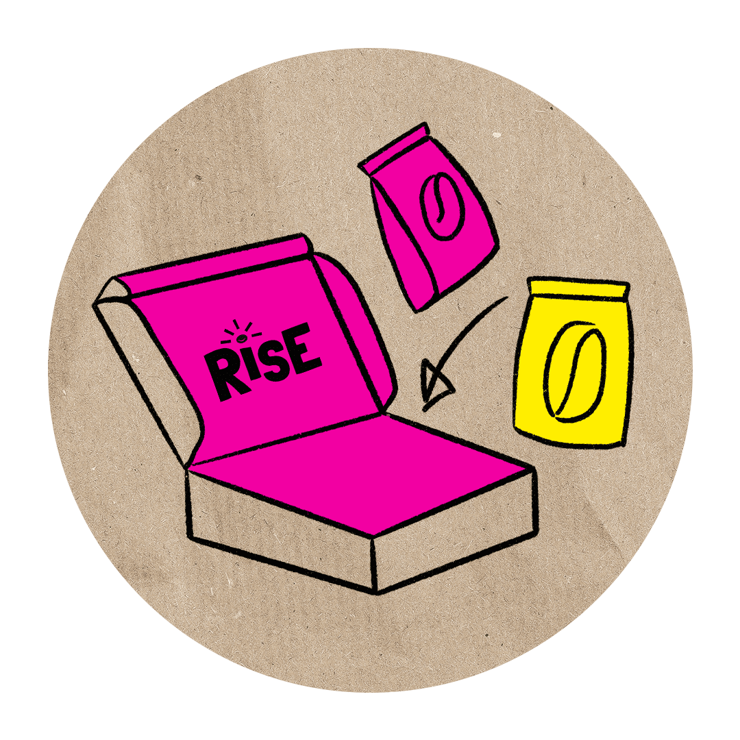rise coffee box 