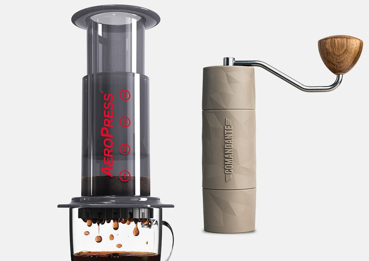 Comandante X25 Trailmaster Dune and Aeropress Original Bundle